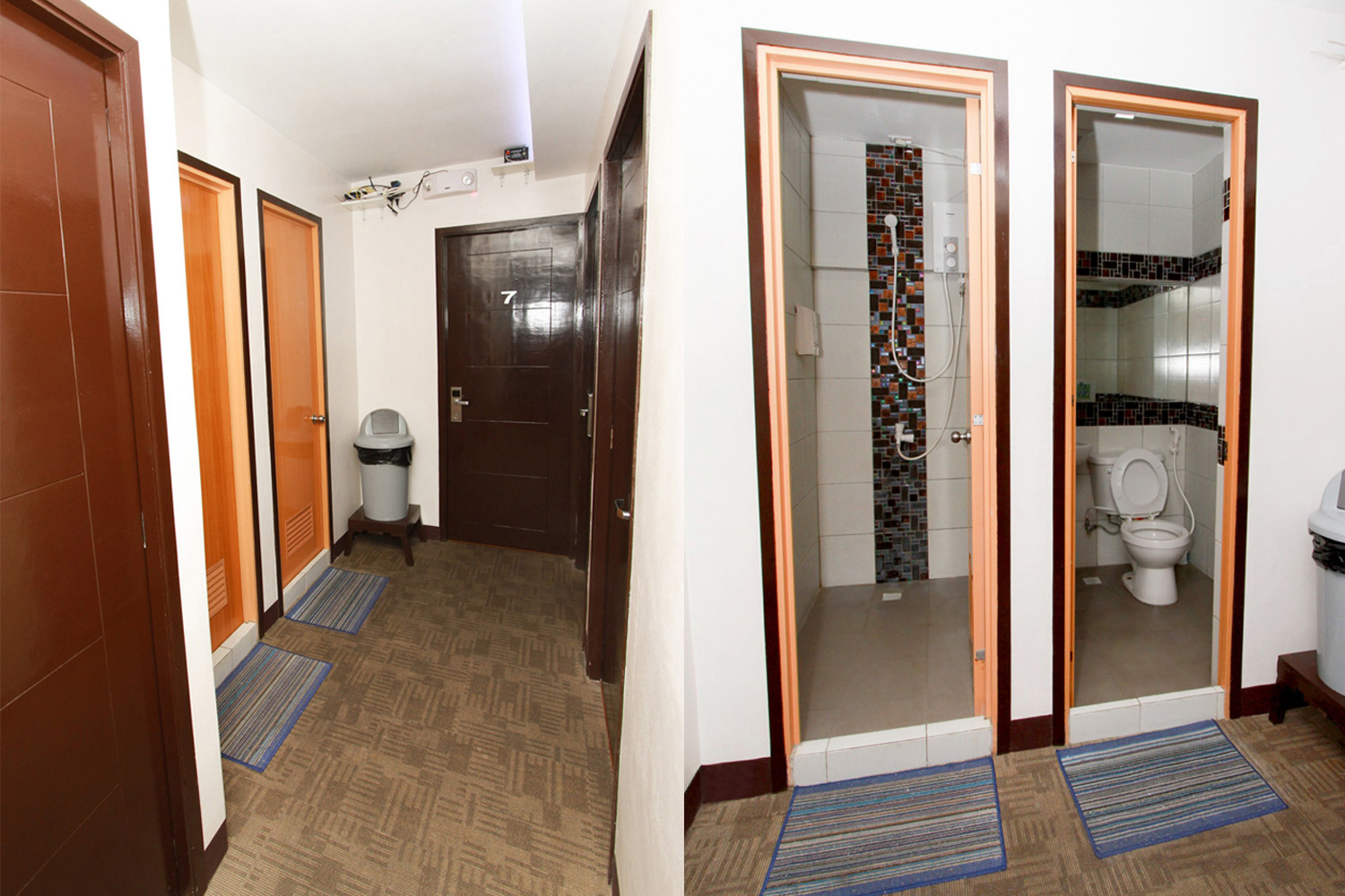 What is a Standard room with shared Bath / Toilet?